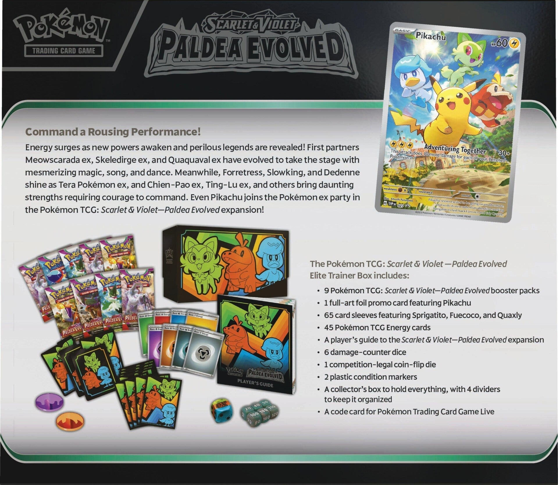 Scarlet & Violet: Paldea Evolved - Elite Trainer Box | Gear Gaming Fayetteville