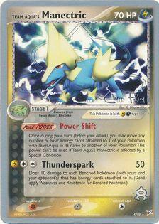 Team Aqua's Manectric (4/95) (Blaziken Tech - Chris Fulop) [World Championships 2004] | Gear Gaming Fayetteville