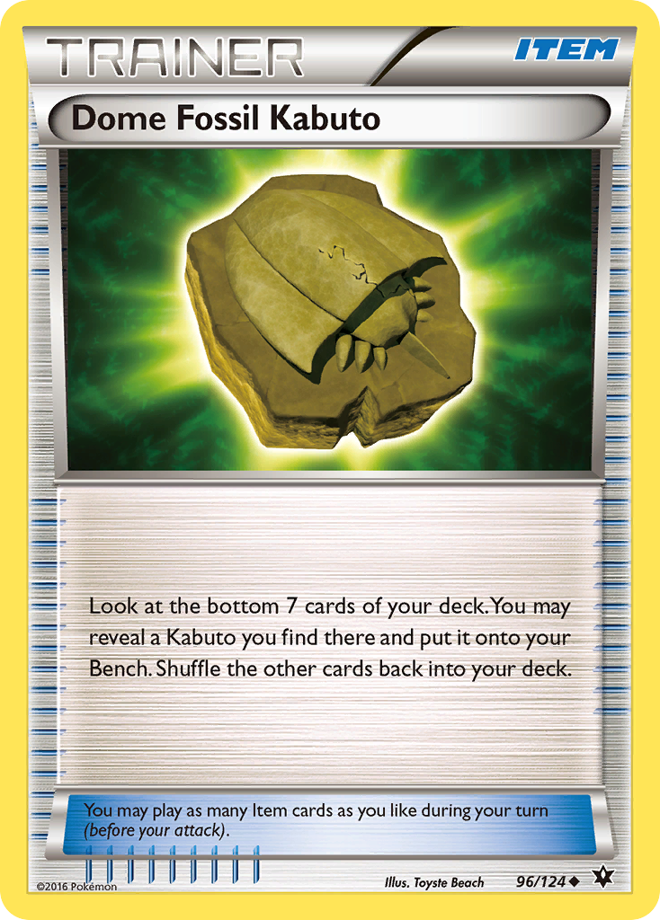 Dome Fossil Kabuto (96/124) [XY: Fates Collide] | Gear Gaming Fayetteville