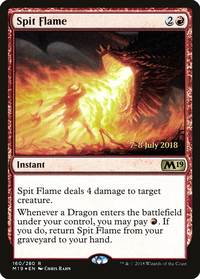 Spit Flame [Core Set 2019 Prerelease Promos] | Gear Gaming Fayetteville