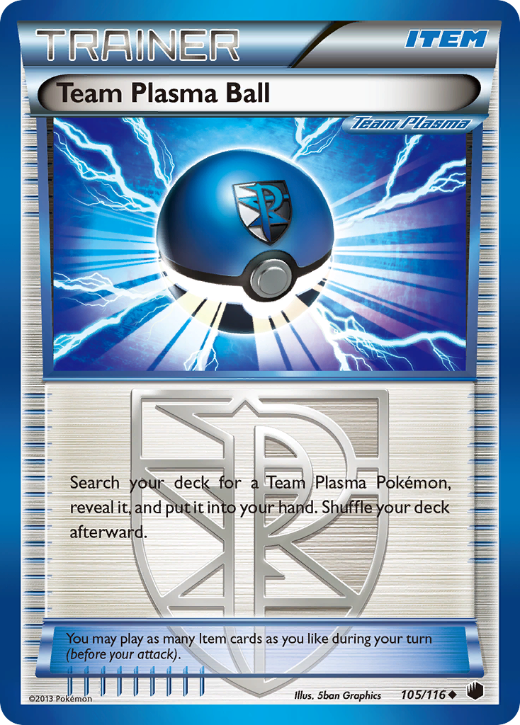 Team Plasma Ball (105/116) [Black & White: Plasma Freeze] | Gear Gaming Fayetteville