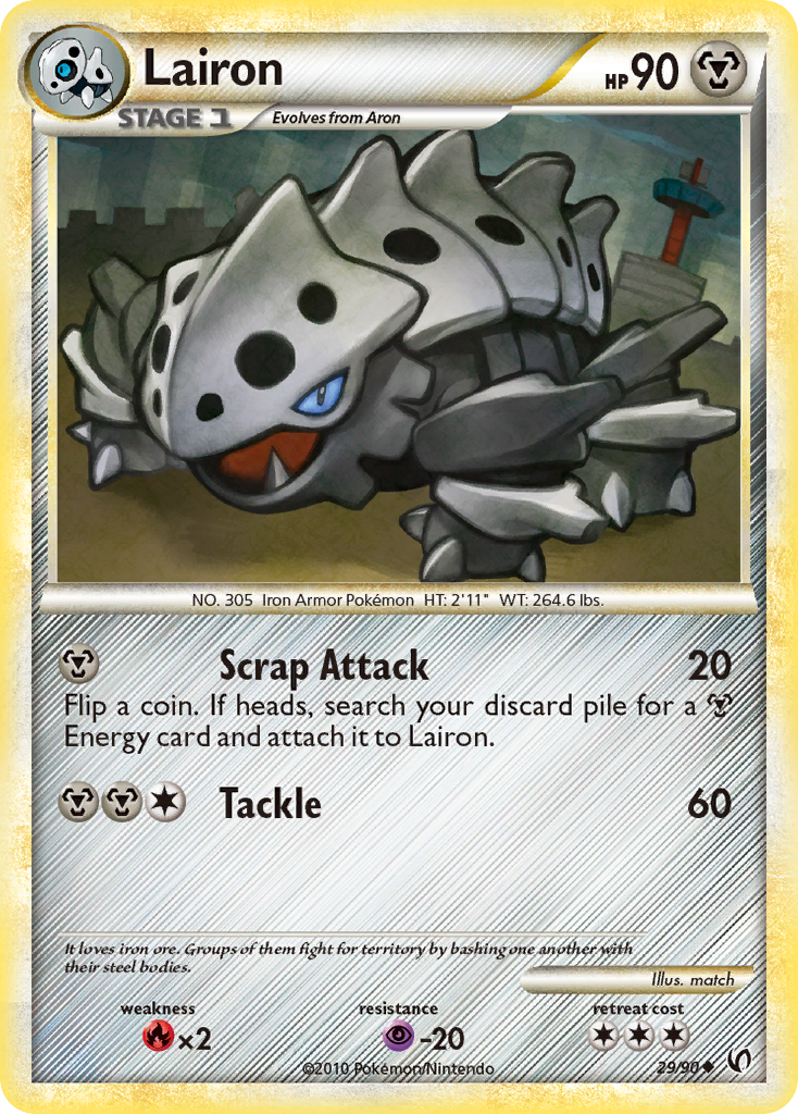 Lairon (29/90) [HeartGold & SoulSilver: Undaunted] | Gear Gaming Fayetteville