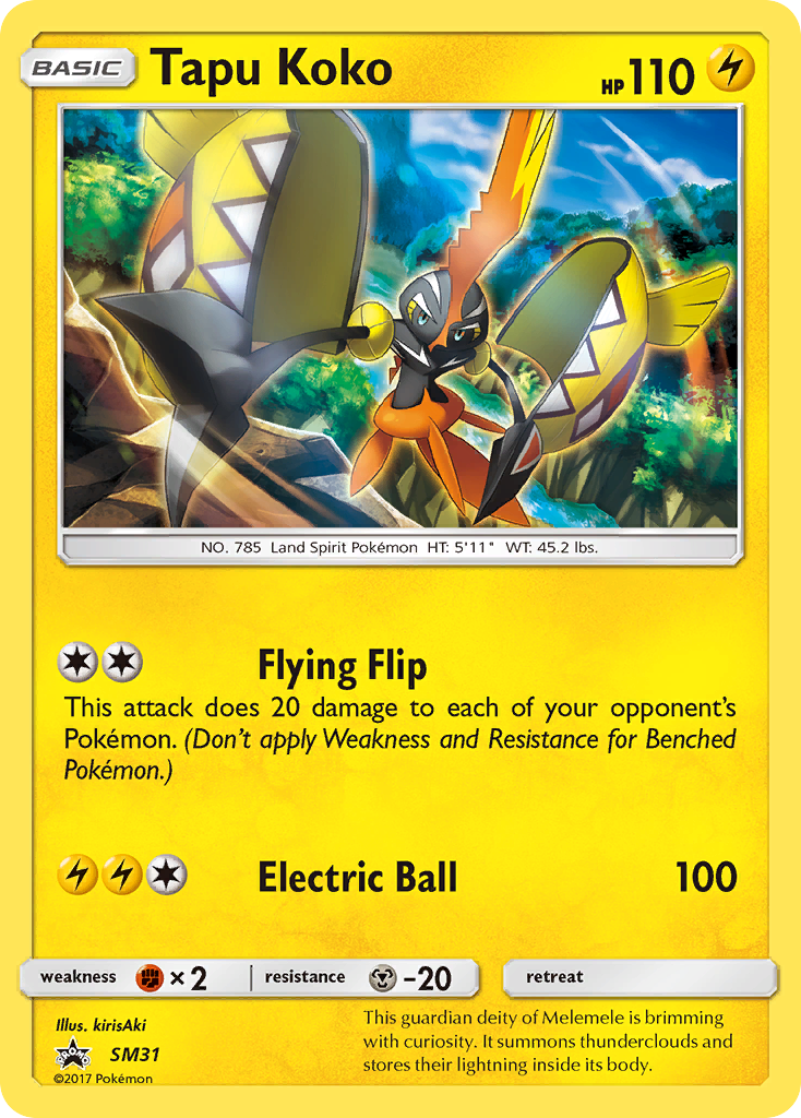 Tapu Koko (SM31) [Sun & Moon: Black Star Promos] | Gear Gaming Fayetteville