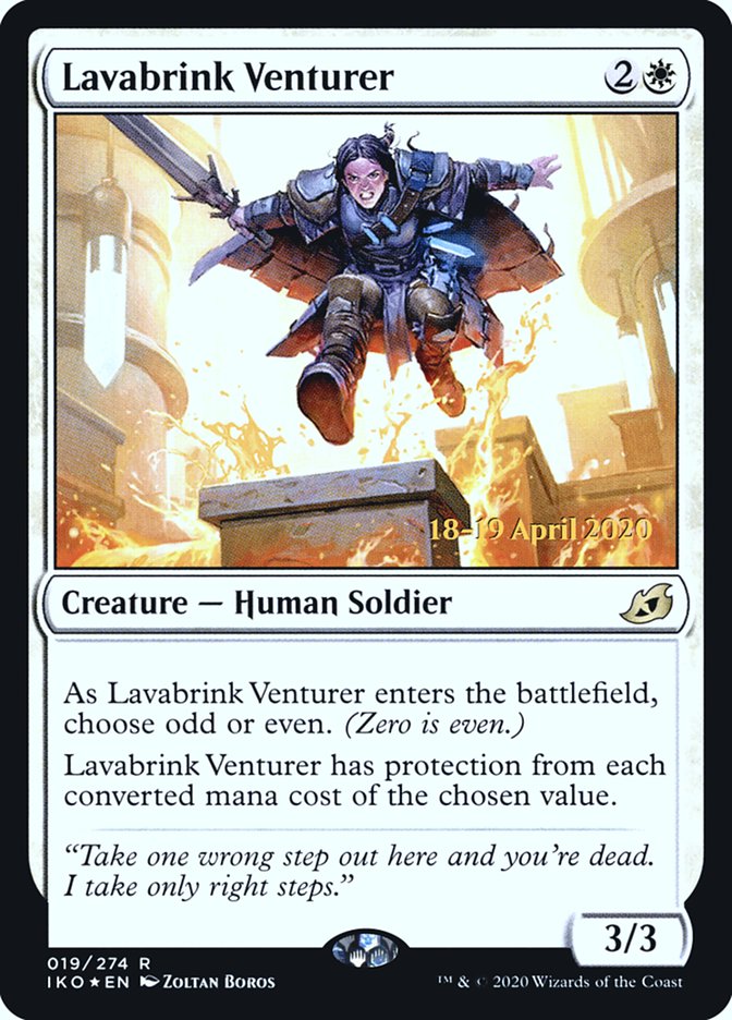 Lavabrink Venturer [Ikoria: Lair of Behemoths Prerelease Promos] | Gear Gaming Fayetteville