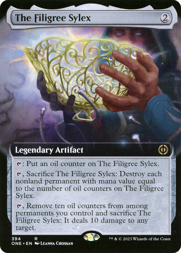 The Filigree Sylex (Extended Art) [Phyrexia: All Will Be One] | Gear Gaming Fayetteville