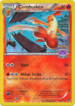 Combusken (13/111) (States Championship Promo) [XY: Furious Fists] | Gear Gaming Fayetteville