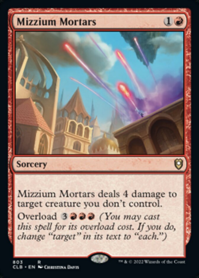 Mizzium Mortars [Commander Legends: Battle for Baldur's Gate] | Gear Gaming Fayetteville