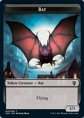 Blood // Bat Double-Sided Token [Innistrad: Crimson Vow Commander Tokens] | Gear Gaming Fayetteville