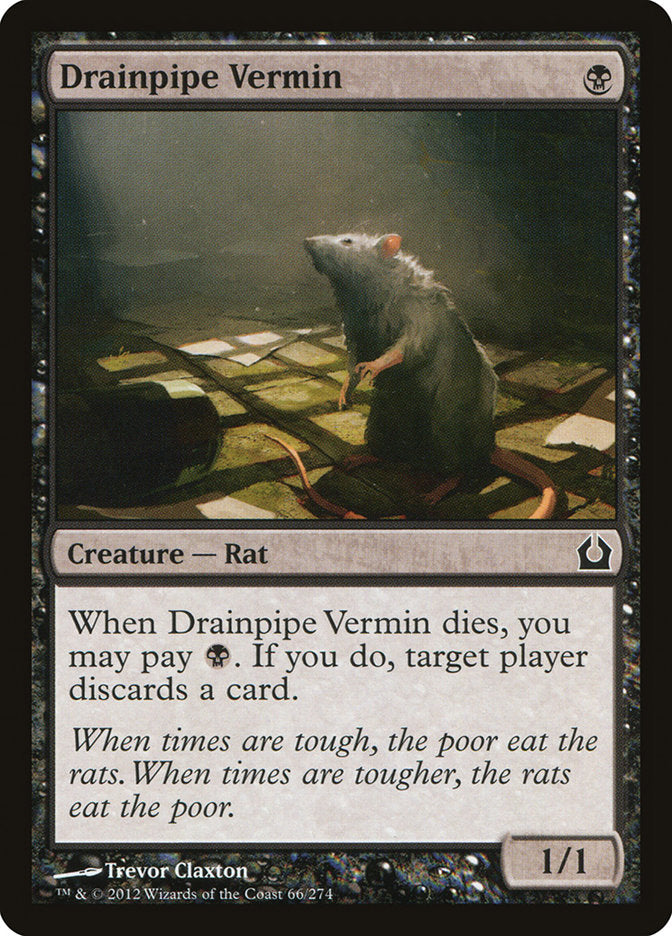 Drainpipe Vermin [Return to Ravnica] | Gear Gaming Fayetteville