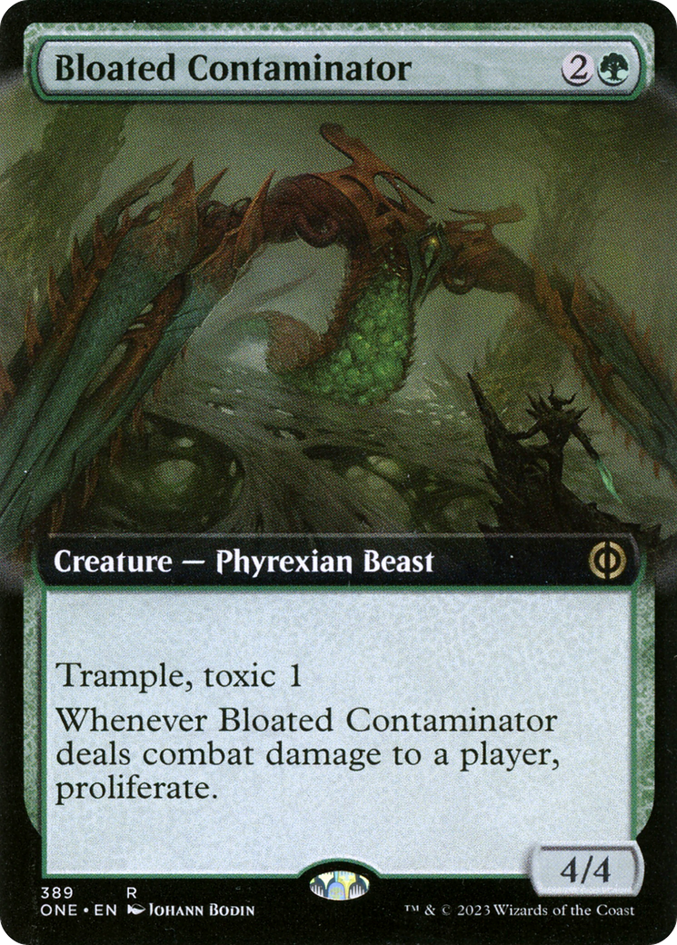 Bloated Contaminator (Extended Art) [Phyrexia: All Will Be One] | Gear Gaming Fayetteville