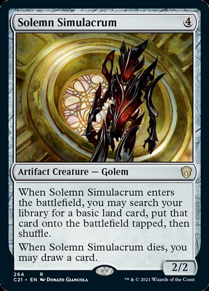 Solemn Simulacrum [Commander 2021] | Gear Gaming Fayetteville