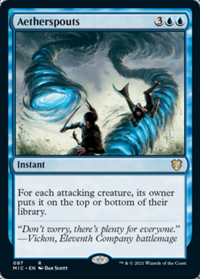 Aetherspouts [Innistrad: Midnight Hunt Commander] | Gear Gaming Fayetteville