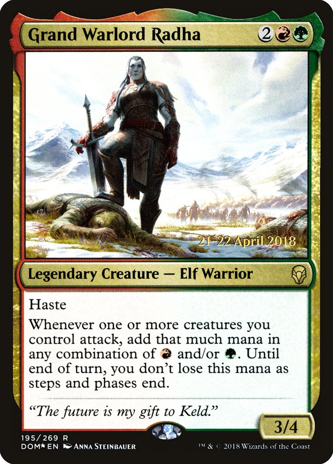 Grand Warlord Radha [Dominaria Prerelease Promos] | Gear Gaming Fayetteville