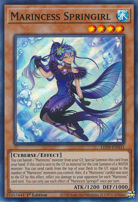 Marincess Springirl [LED9-EN031] Super Rare | Gear Gaming Fayetteville