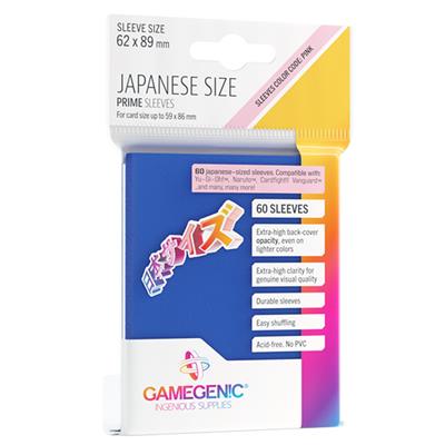 PRIME JAPANESE SIZED SLEEVES BLUE | Gear Gaming Fayetteville