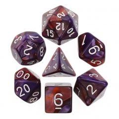 Blue+Copper Blend 7pcs Dice Set | Gear Gaming Fayetteville