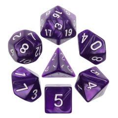 Purple Pearl 7pcs Dice Set | Gear Gaming Fayetteville