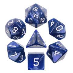 Blue Pearl 7pcs Dice Set | Gear Gaming Fayetteville