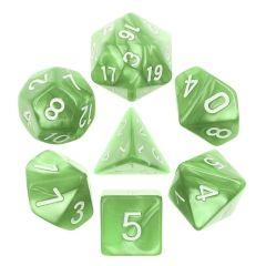Pale Green Pearl 7pcs Dice Set | Gear Gaming Fayetteville