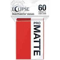 Ultra Pro Sleeves Small Eclipse Matte Red 60-Count | Gear Gaming Fayetteville