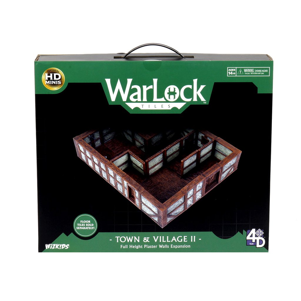 Wizkids Warlock Tiles - Dungeon Tiles II: Full Height Plaster Walls | Gear Gaming Fayetteville