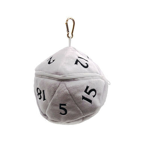 Ultra Pro Plush D20 Dice Bag White | Gear Gaming Fayetteville