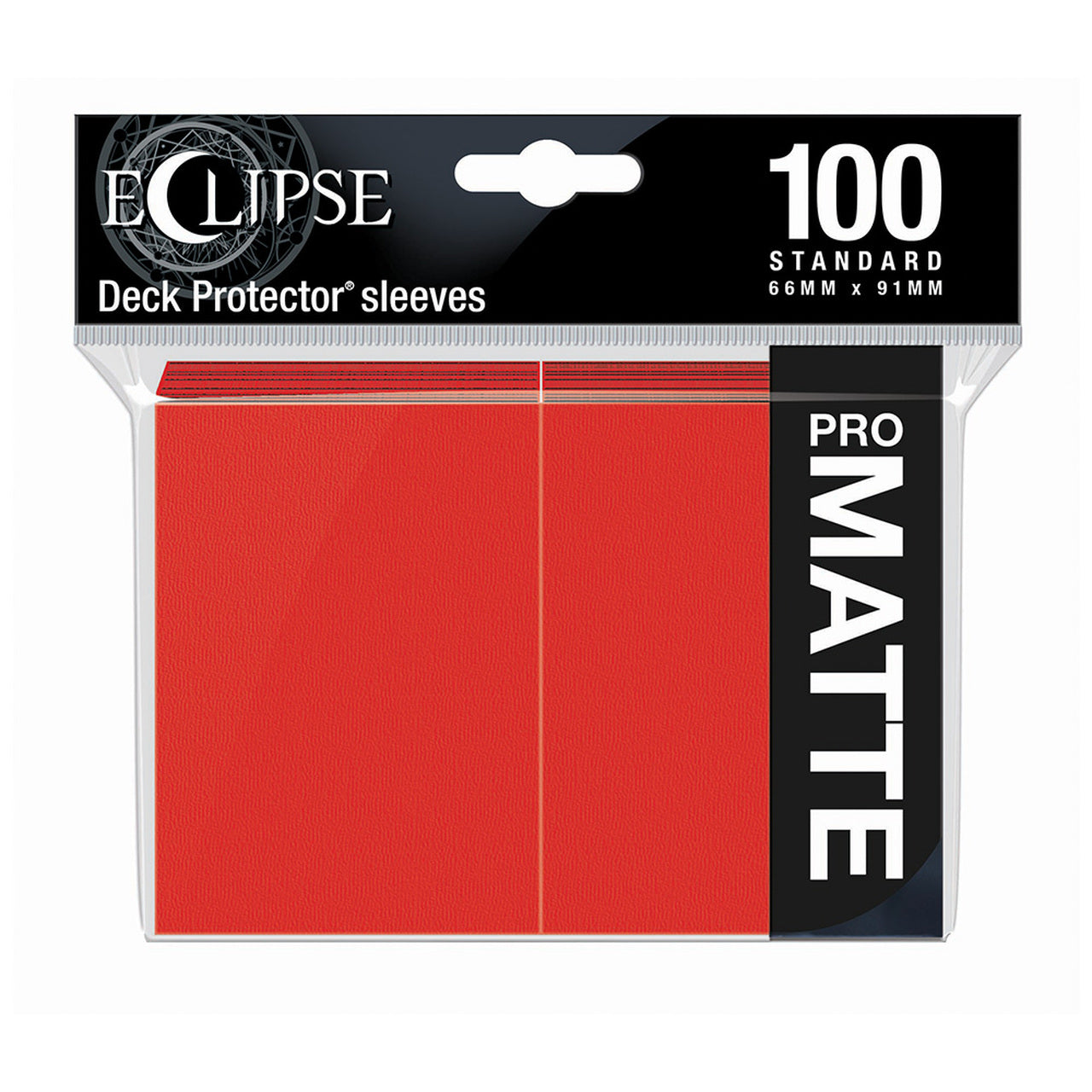 Ultra Pro Sleeves Eclipse Matte Apple Red 100-Count | Gear Gaming Fayetteville