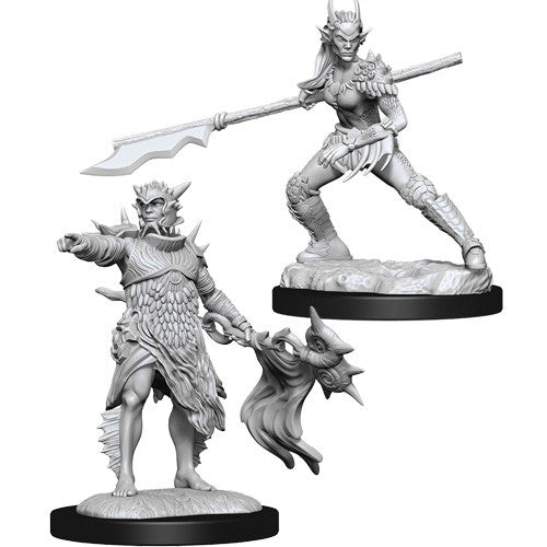 Magic the Gathering Unpainted Miniatures - Coralhelm Commander & Halimar Wavewatch Merfolk | Gear Gaming Fayetteville