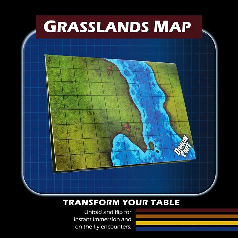 Dungeon Craft Battlemaps:  Grasslands Pack | Gear Gaming Fayetteville