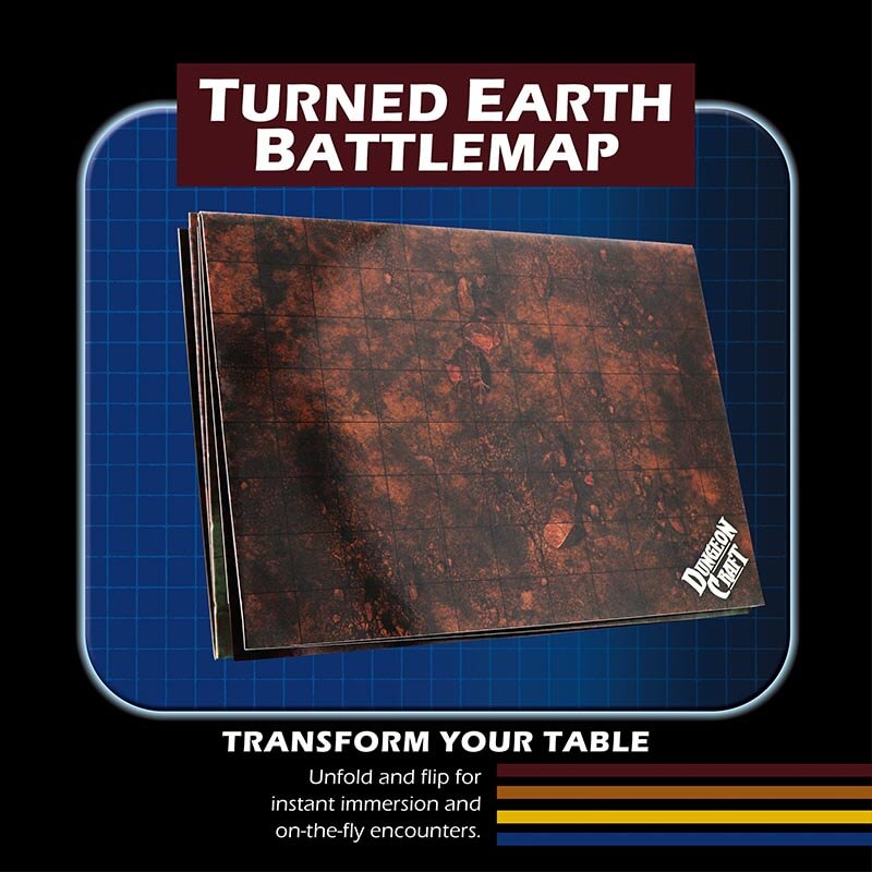 Dungeon Craft Battlemaps:  Turned Earth Pack | Gear Gaming Fayetteville