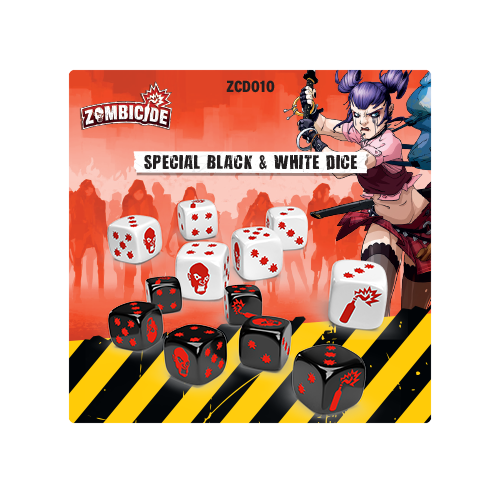 Zombicide 2nd Edition: Special Black and White Dice | Gear Gaming Fayetteville